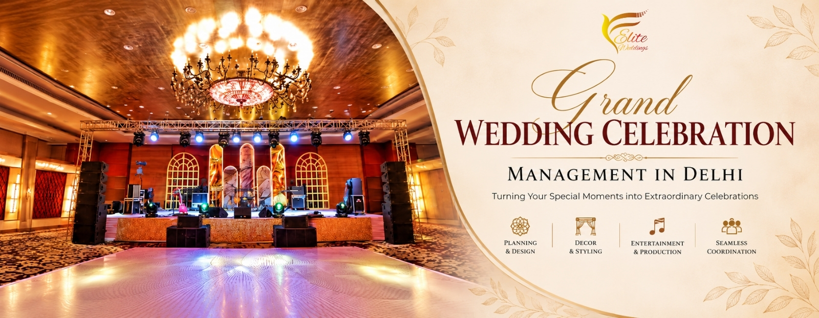 Grand Wedding Celebration Management in Delhi | Wedding Services